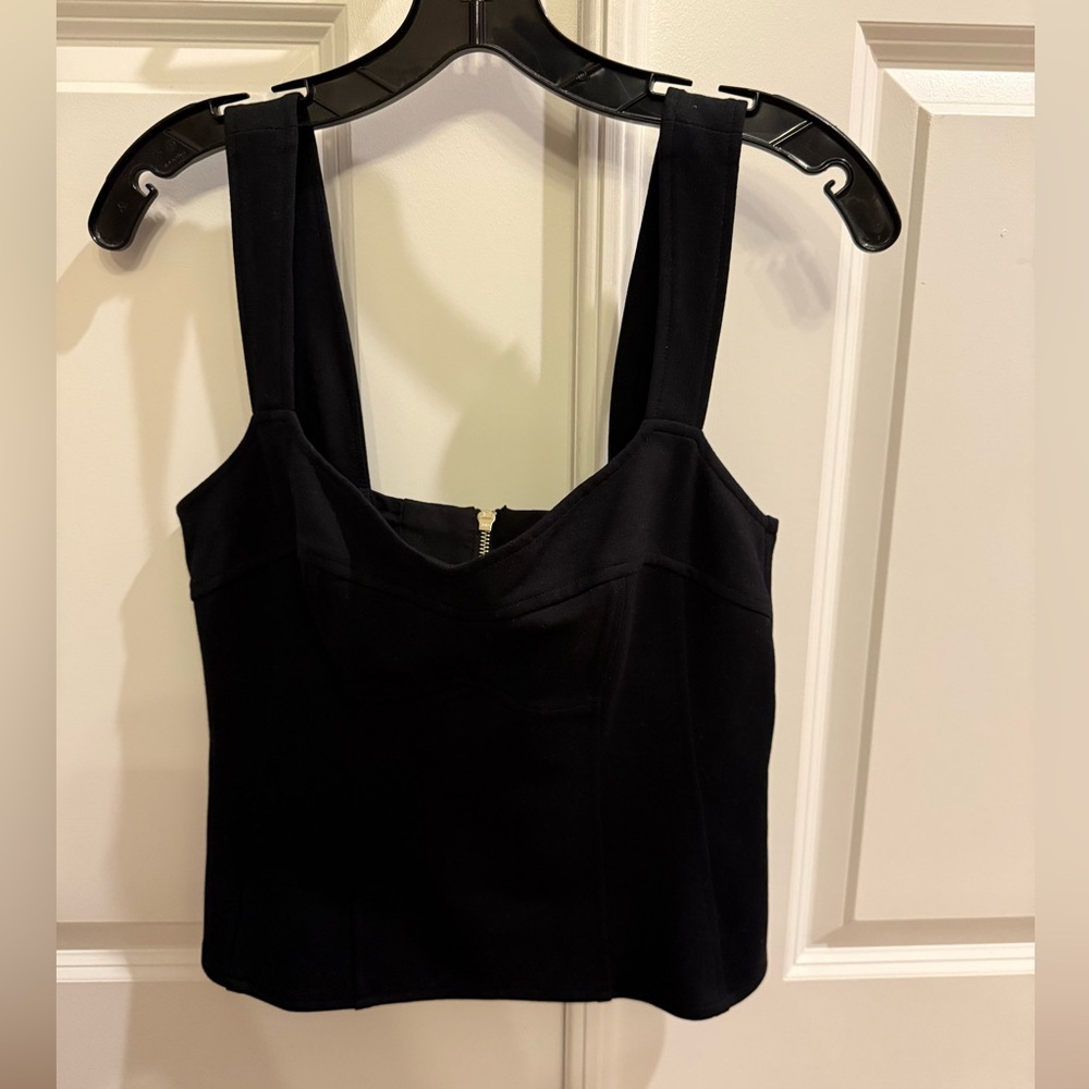 NWOT Nanette Lepore Black Corset Top